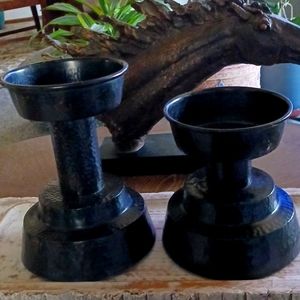 Pottery Barn candle holders